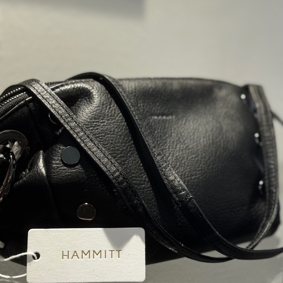 Hammitt Handbags - Hammit Daniel Crossbody/Clutch Sm Blk Gunmetal NWT